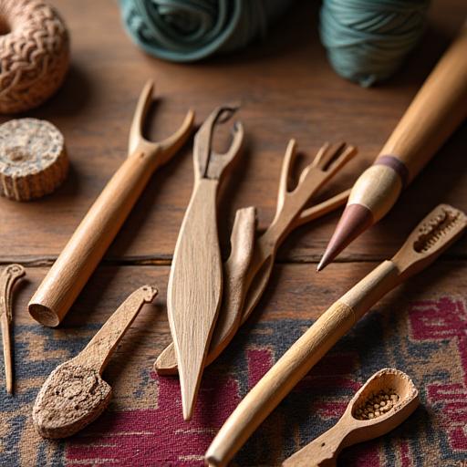 Traditional Filipino art tools