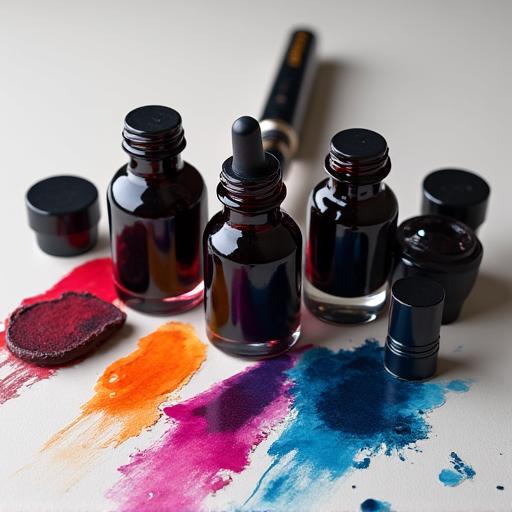 Specialty inks para sa calligraphy
